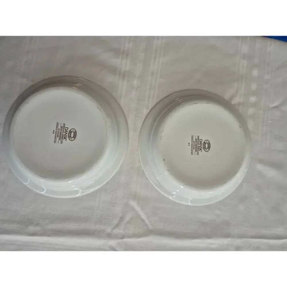 Vintage‎ Dansk Bistro Bisserup White Bowls Set 2 Made in Thailand Cottage core
